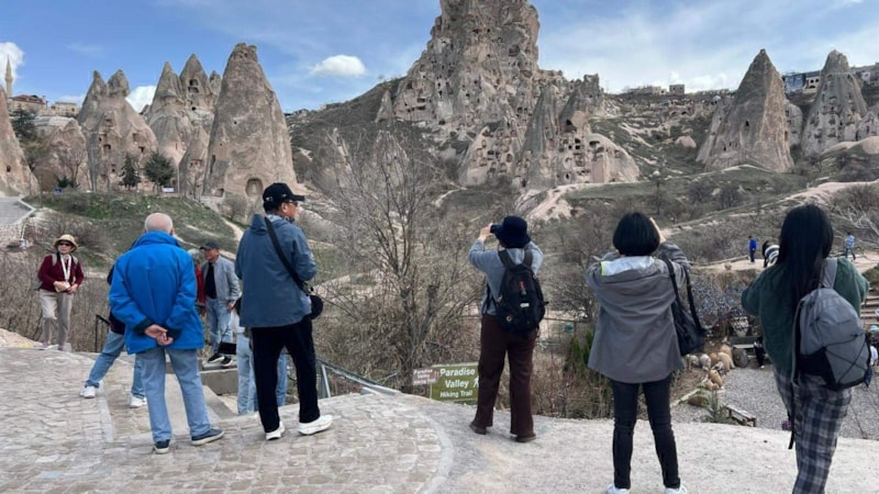 Kapadokya'da bayram öncesi yoğunluğu