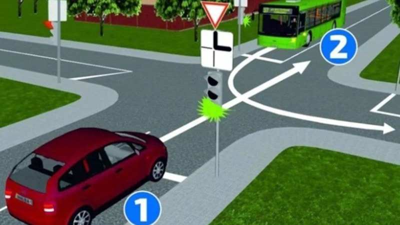 Usta şoförler anında cevaplıyor! Yol hakkı kimin? Otobüs mü, araba mı…