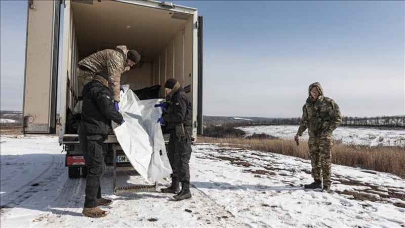 Rusya savaşta ölen 909 Ukraynalı askerin cenazesini iade etti