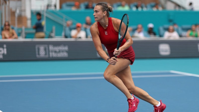Aryna Sabalenka, Miami Açık Tenis Turnuvası'nda şampiyon oldu