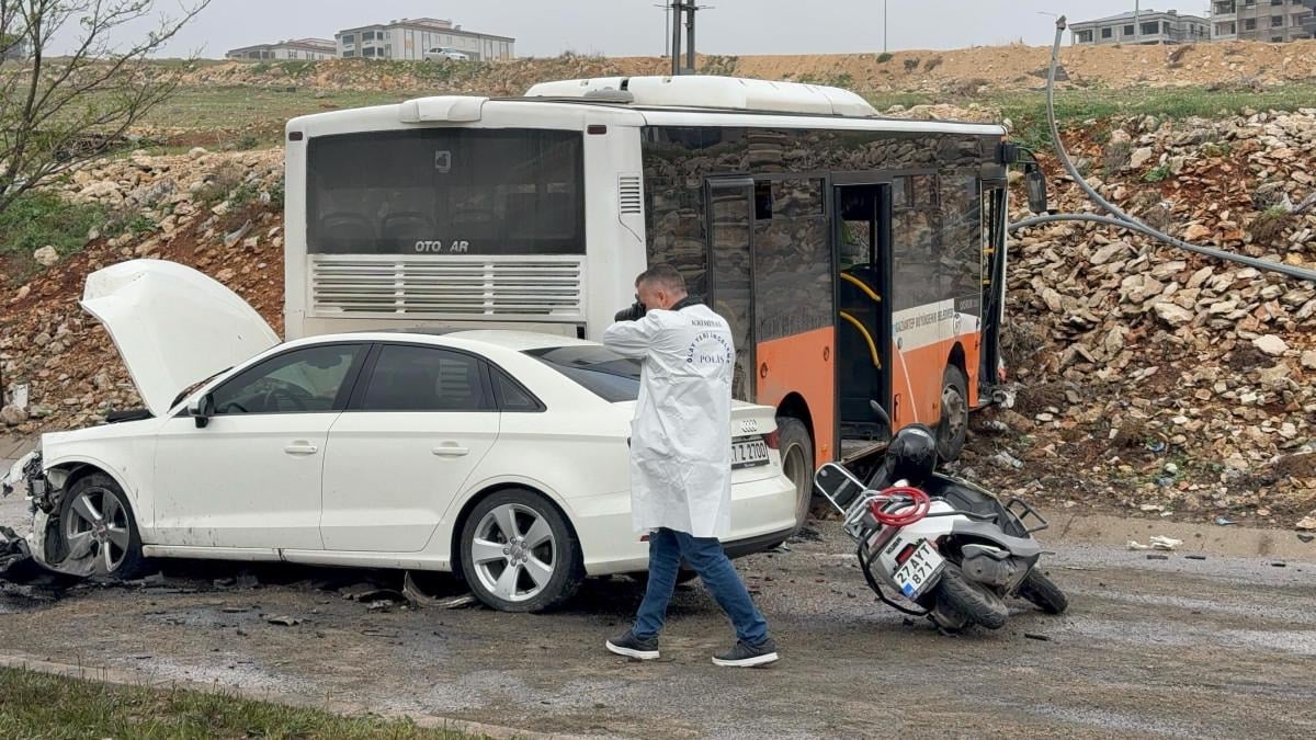 Gaziantep'te zincirleme kaza: 12 yaralı - Ensonhaber