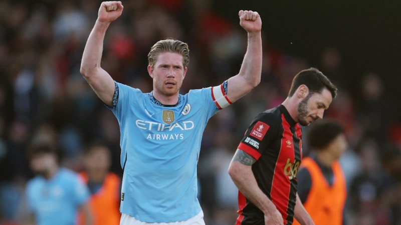 Bournemouth'u yenen Manchester City yarı finale yükseldi