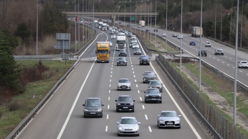 Ramazan Bayramı’nın son gününde trafik yoğunluğu