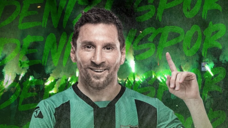 Denizlispor'dan Messi'li 1 Nisan şakası