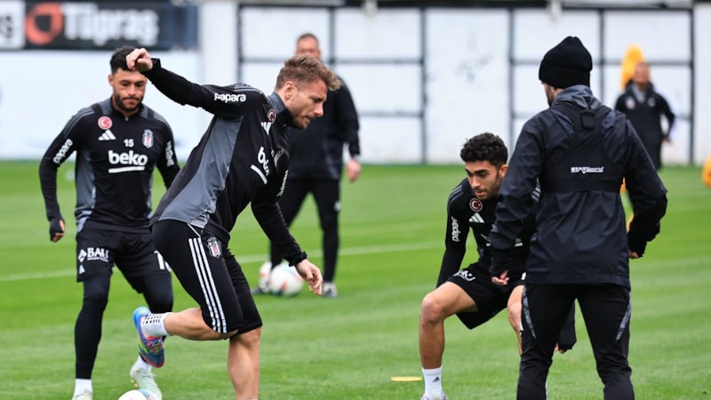 Beşiktaş, Göztepe maçı hazırlıklarını tamamladı
