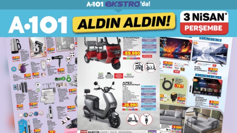 A101 müjdeyi verdi: 3 Nisan’da masa tenisi, yürüyüş bandı, bisiklet geliyor! İşte fiyatları