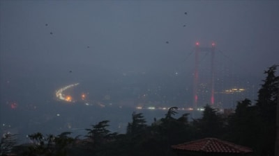 İstanbul'da sis etkili oldu