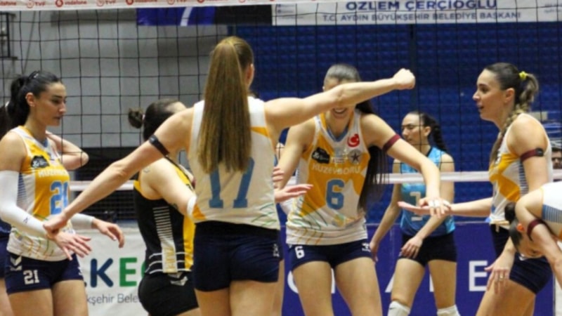 Kuzeyboru, Aydın Büyükşehir Belediyespor'a set vermedi