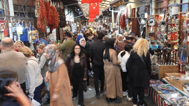 Gaziantep esnafı turist yoğunluğundan çifte bayram yaşadı