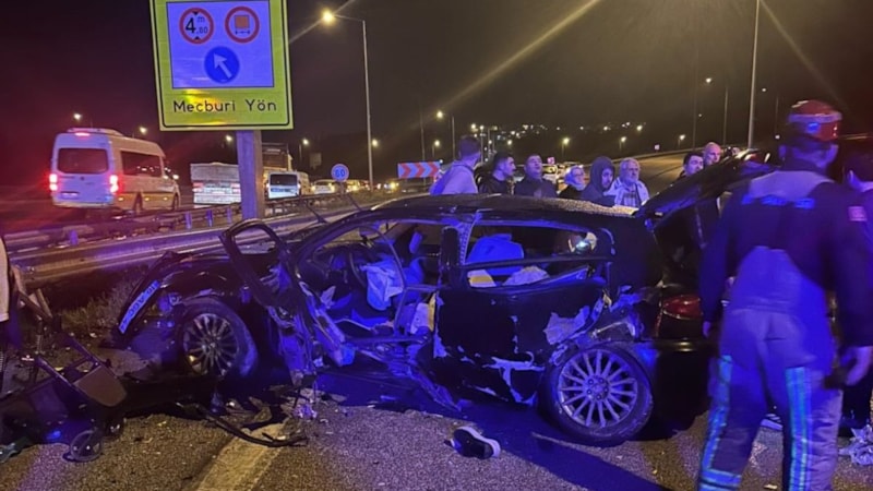 Bursa'da feci trafik kazası: 1 ölü