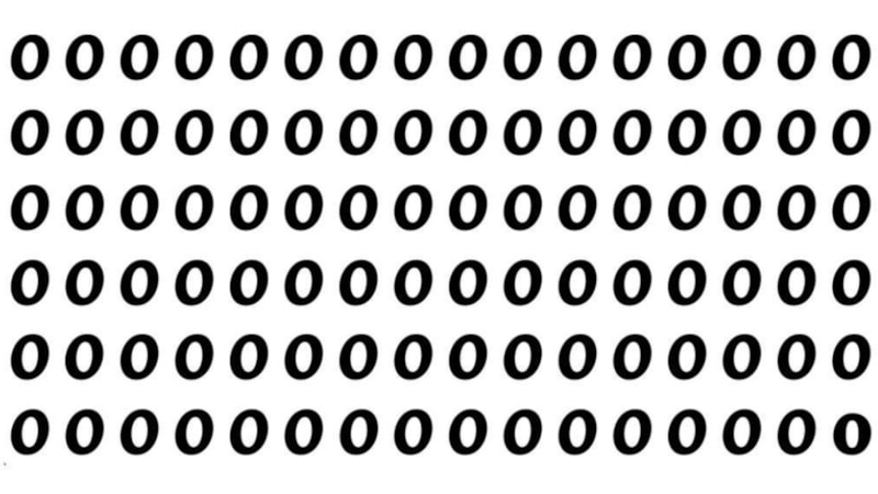 IQ Testi: O'ların arasındaki 0 sayısını bulanın zekası Einstein'la yarışıyor