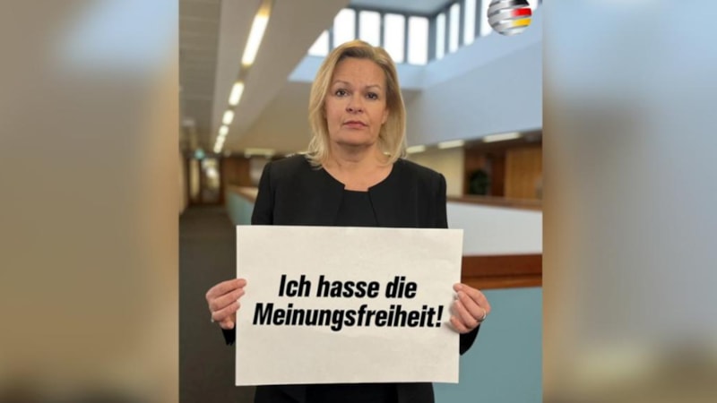 Alman bakanın montajlı fotoğrafını paylaşan kişiye hapis cezası