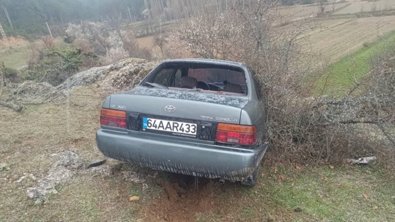 Uşak'ta kazada ölen sürücünün kafasından mermi çekirdeği çıktı