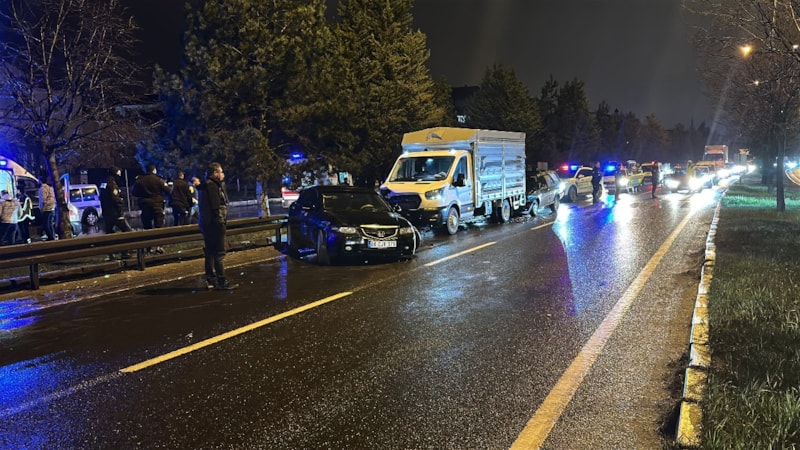 Kütahya'da zincirleme kaza: 5 yaralı