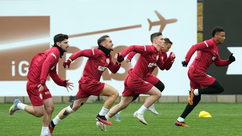 Galatasaray, Samsunspor maçı hazırlıklarını sürdürdü