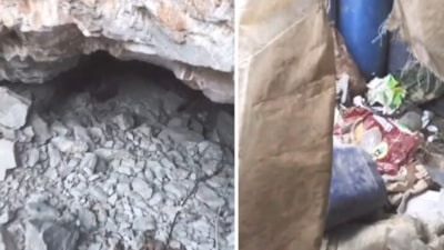 Pençe-Kilit Operasyonu bölgesinde teröristlere ait mağara imha edildi