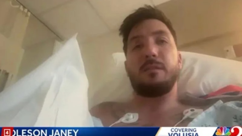 ABD'de plajda güneşlenirken üzerinden cip geçti