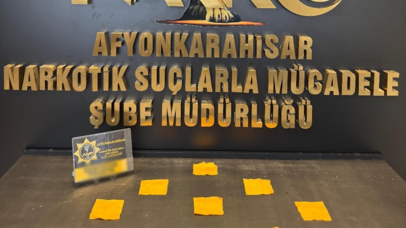 Afyonkarahisar'da uyuşturucu operasyonu
