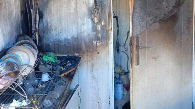 Adıyaman'da konteynerde korkutan yangın