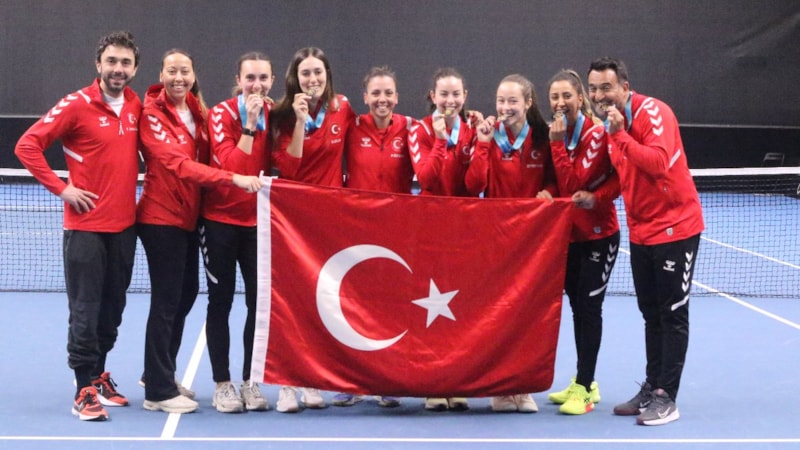 A Milli Kadın Tenis Takımı'ndan Litvanya’da tarihi başarı