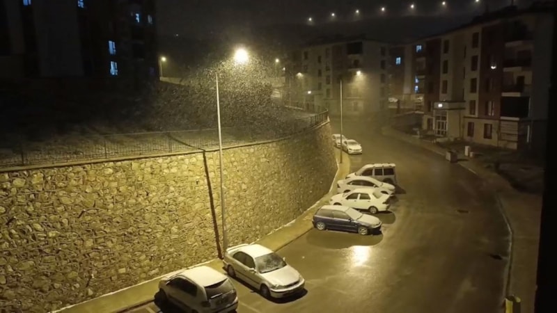 Elazığ'da kar etkili oldu