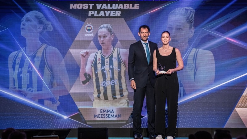 Kadınlar EuroLeague'in en değerli oyuncusu Fenerbahçeli Emma Meesseman seçildi