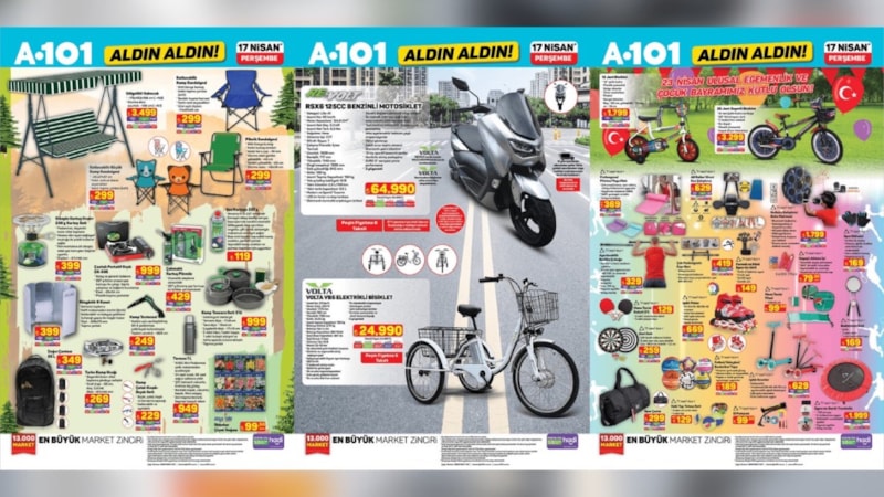 Kampçılar toplanın! A101’e kamp ürünleri geliyor; Kamp sandalyesi, ocak, termos, dağcı çantası…