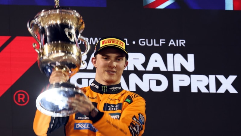Bahreyn'de kazanan Oscar Piastri oldu