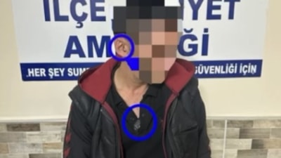 Osmaniye'de ehliyet sınavına kopya düzeneğiyle girmeye çalıştı
