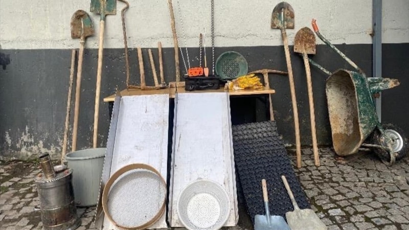 Erzurum'da izinsiz kazı yapan 4 şüpheli yakalandı