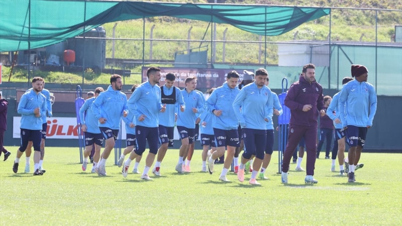 Trabzonspor, Adana Demirspor maçının hazırlıklarını sürdürdü