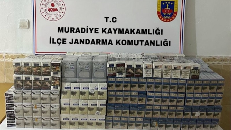 Van'da kaçak sigara operasyonu