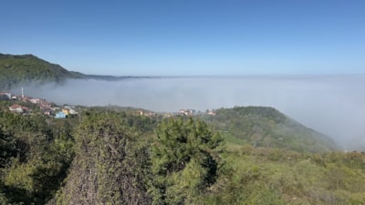 Bartın Amasra'dan sis manzaraları