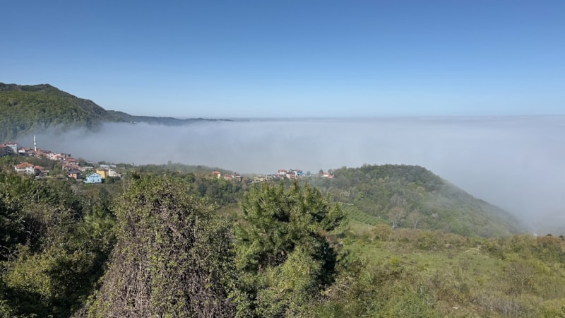 Bartın Amasra'dan sis manzaraları