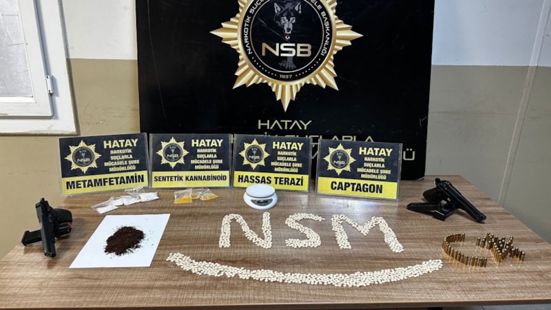 Hatay'da uyuşturucu operasyonu: 10 gözaltı