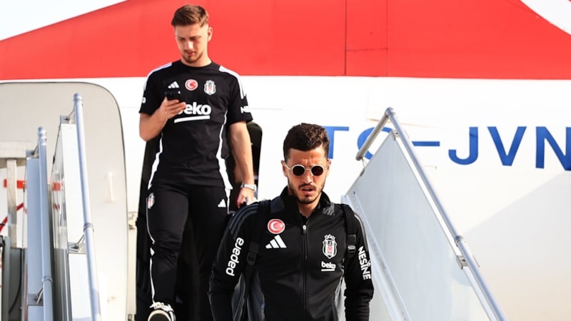 Beşiktaş kafilesi, Göztepe maçı için İzmir'de