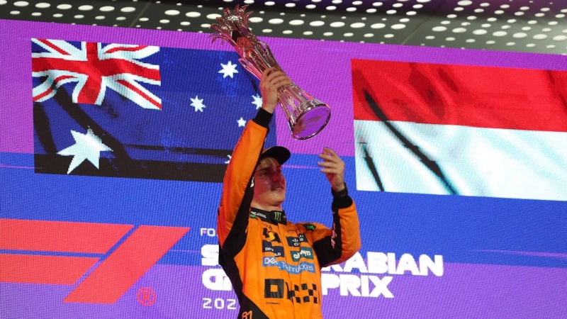 Suudi Arabistan’da kazanan Oscar Piastri oldu