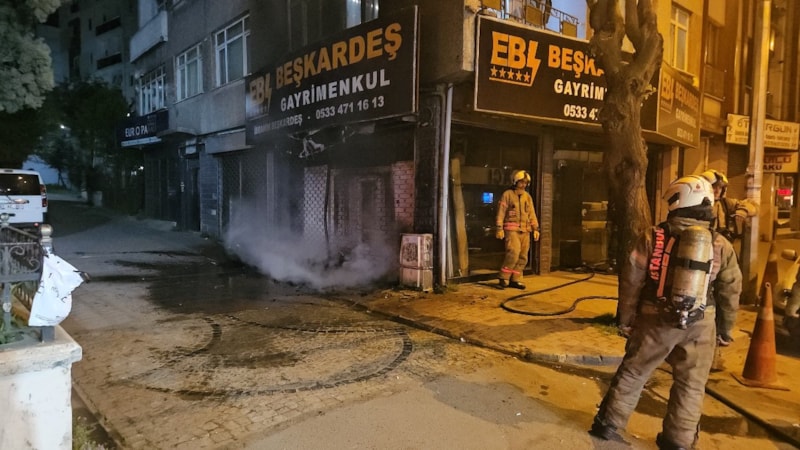 İstanbul'da korkutan doğal gaz yangını