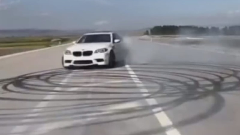 Amasya'da drift atan sürücüye 34 bin 880 TL ceza