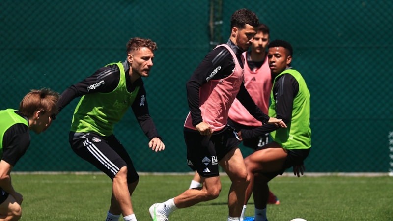 Beşiktaş'ta Hatayspor maçı hazırlıkları sürdü