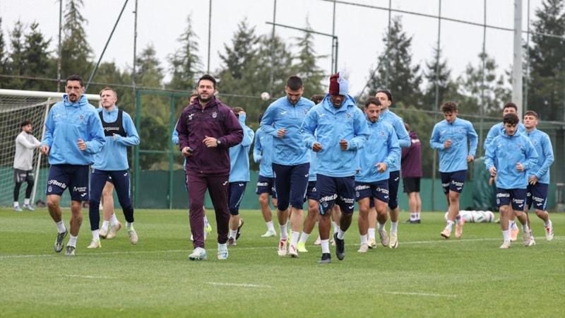 Trabzonspor'da Göztepe maçı hazırlıkları devam ediyor