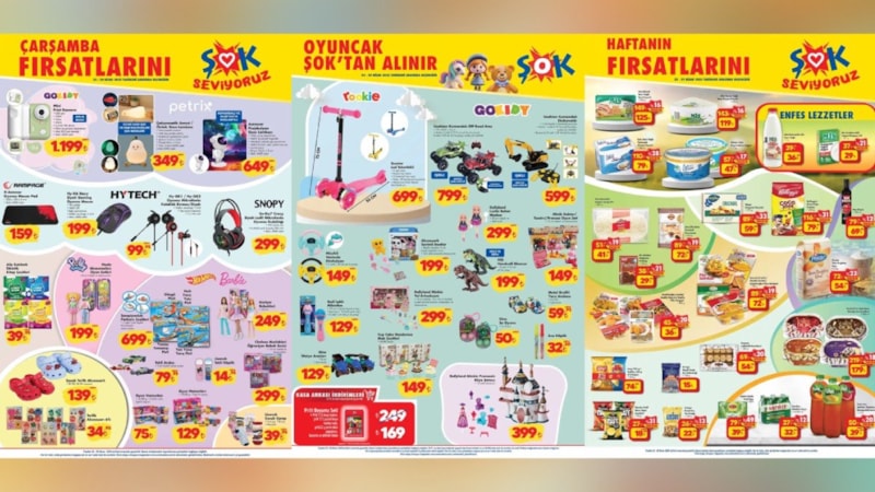 ŞOK’tan 23 Nisan’a özel stokluk fiyatlar: Çaykur çay, tereyağı, un, kahve…