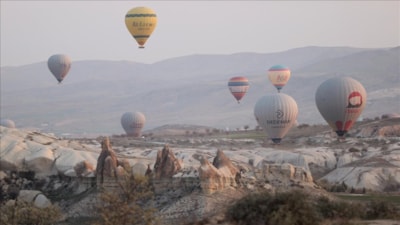 Kapadokya'da son 10 yılda 5 milyona yakın turist balona bildi
