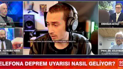 tv100 canlı yayınında anlatıldı: Telefona deprem uyarısı nasıl geliyor