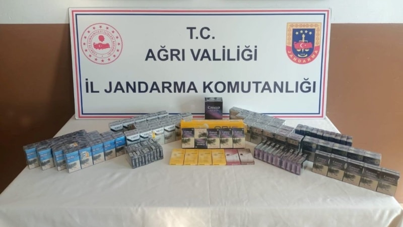 Ağrı’da kaçak sigara operasyonu: 4 gözaltı