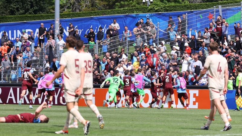 Trabzonspor U19, UEFA Gençlik Ligi'nde finalde!