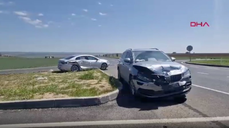 Diyarbakır’da otomobiller çarpıştı: 4 yaralı