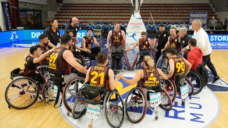 Galatasaray Tekerlekli Sandalye Erkek Basketbol Takımı, Avrupa'da finale çıktı