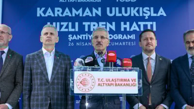 Bakan Uraloğlu: Karaman-Ulukışla hattı Türkiye’nin Kalkınma Yolu’ndaki rolünü güçlendirecek