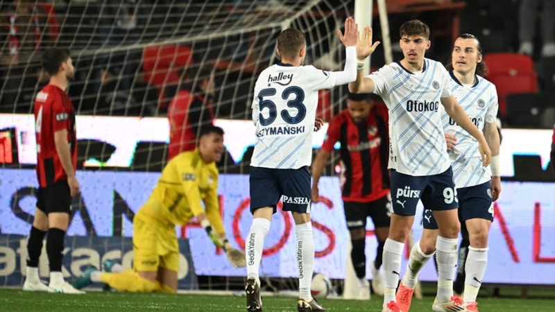 Fenerbahçe, Gaziantep FK'yı art arda 9. kez mağlup etti